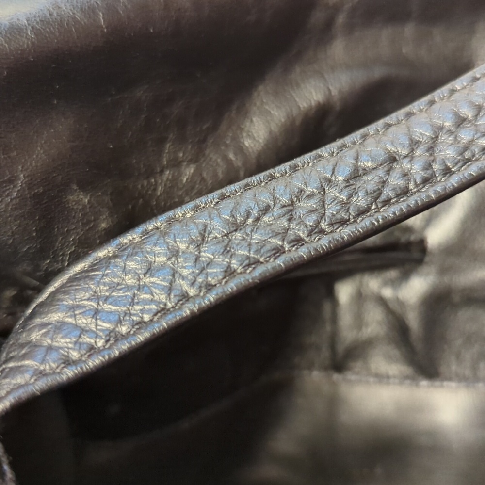 Leather Drawstring Bag - image 8